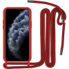 Oem Cord Silicone  Σκούρο Πράσινο Για Apple iPhone 11 Pro Με Λουρί Σκούρο - Πράσινο 