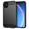 Oem Θήκη Σιλικόνης Carbon Για Apple iPhone 11 Μαύρο