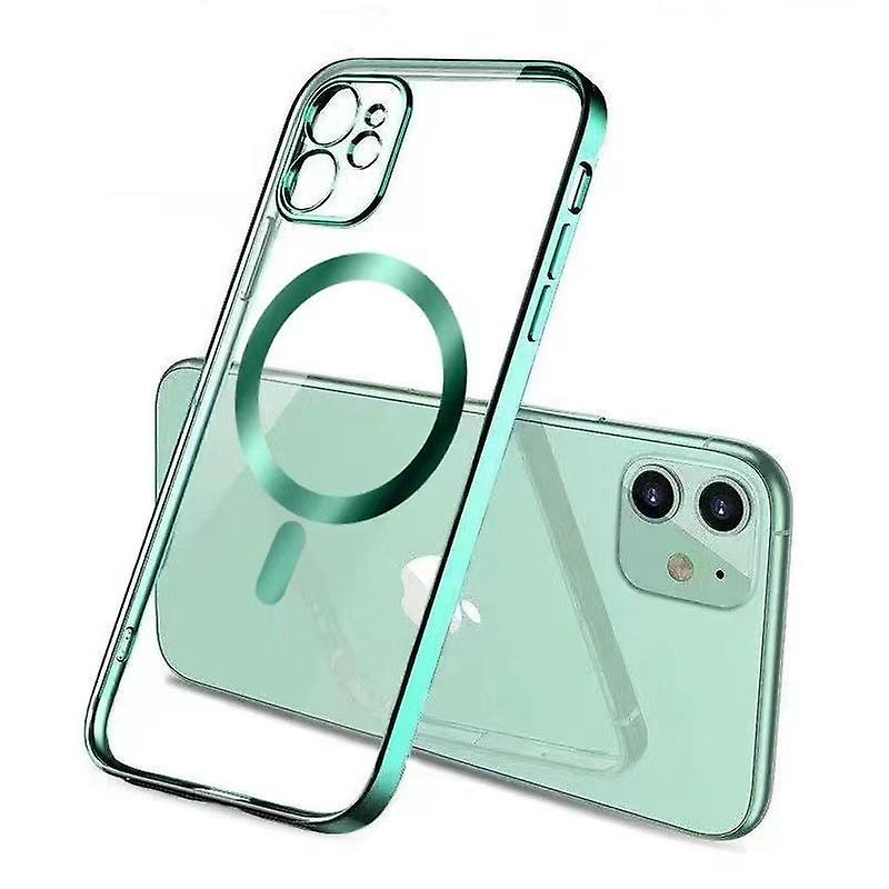 Oem Θήκη Back Cover Electro Magsafe Για Apple iPhone 11 Pro Max Πράσινο