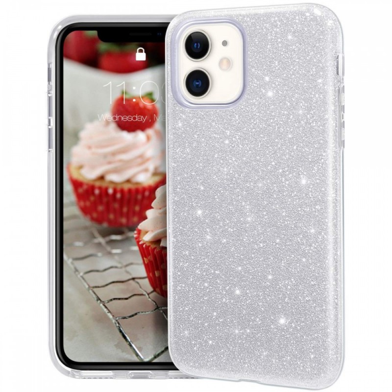 Oem Glitter Case Shining Cover ΓΙΑ Apple iPhone 12 Mini 5,4'' Ασημί