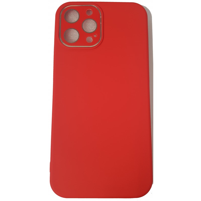 Oem Soft Matt Case Gel Tpu 3.0mm Με Προστασία Κάμερας Για '  Κόκκινο