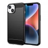 Oem Θήκη Σιλικόνης Carbon Για Apple iPhone 15 Plus 5G 6,7" Μαύρο