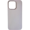 Oem Back Cover Silicone Soft 2,0 mm Για Apple iPhone 15 5G 6,1" Γκρι