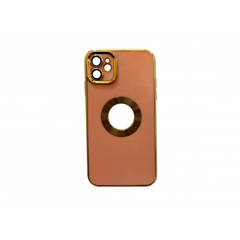 Oem Θήκη Back Cover Golden Luxury Magsafe 3,5 mm Box Για Apple iPhone 14 Pro 6.1" Ροζ