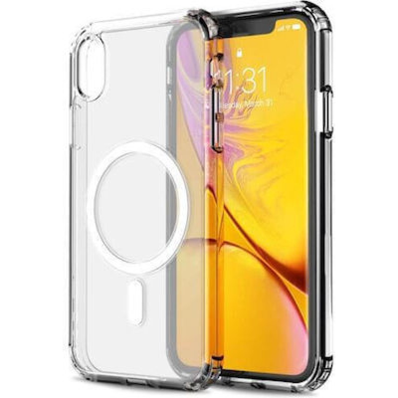 Oem Θήκη TPU & PC Ultra Hybrid Mag Magsafe φορτιστή Για Apple iPhone XR Διάφανο