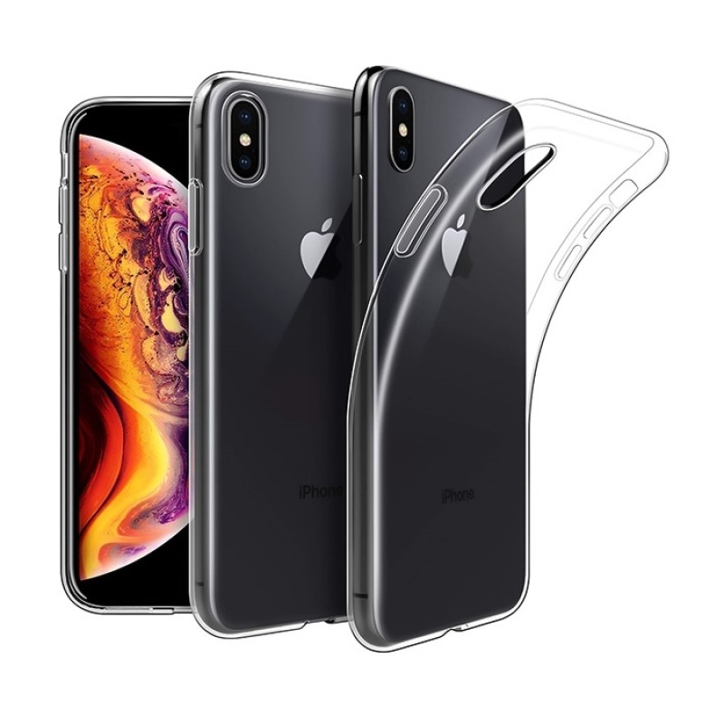 Oem Θήκη Σιλικόνης 2,0 mm Για Apple iPhone XS Max Διάφανο