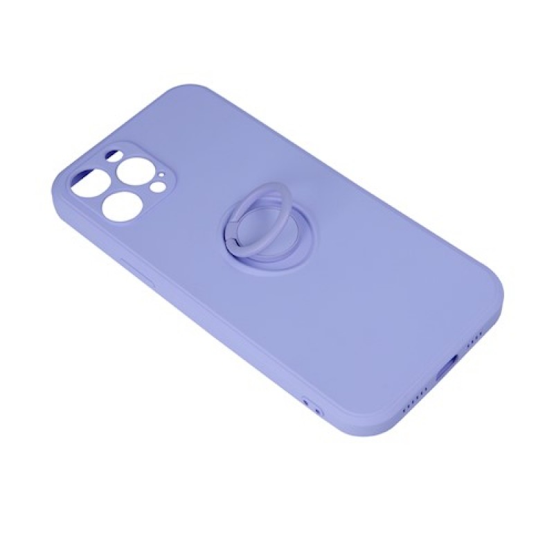 Oem ΄Θήκη Σιλικόνης Με Ring  Για Xiaomi Redmi 9T / Poco M3 / 9 Power / Note 9 4G  Μωβ