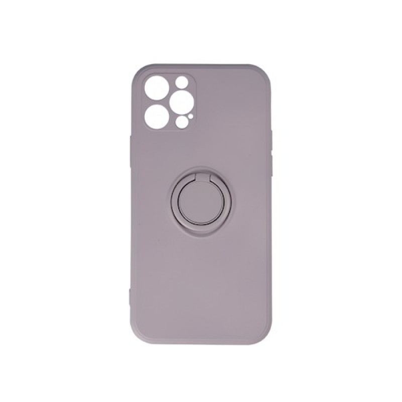 Oem ΄Θήκη Σιλικόνης Με Ring  Για Xiaomi Redmi 9T / Poco M3 / 9 Power / Note 9 4G  Γκρι