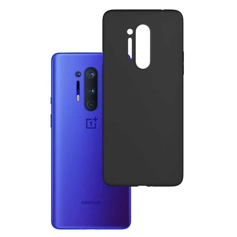 Oem Θήκη Σιλικόνης Matt 1,2 mm Για OnePlus 8 Pro  Μαύρο