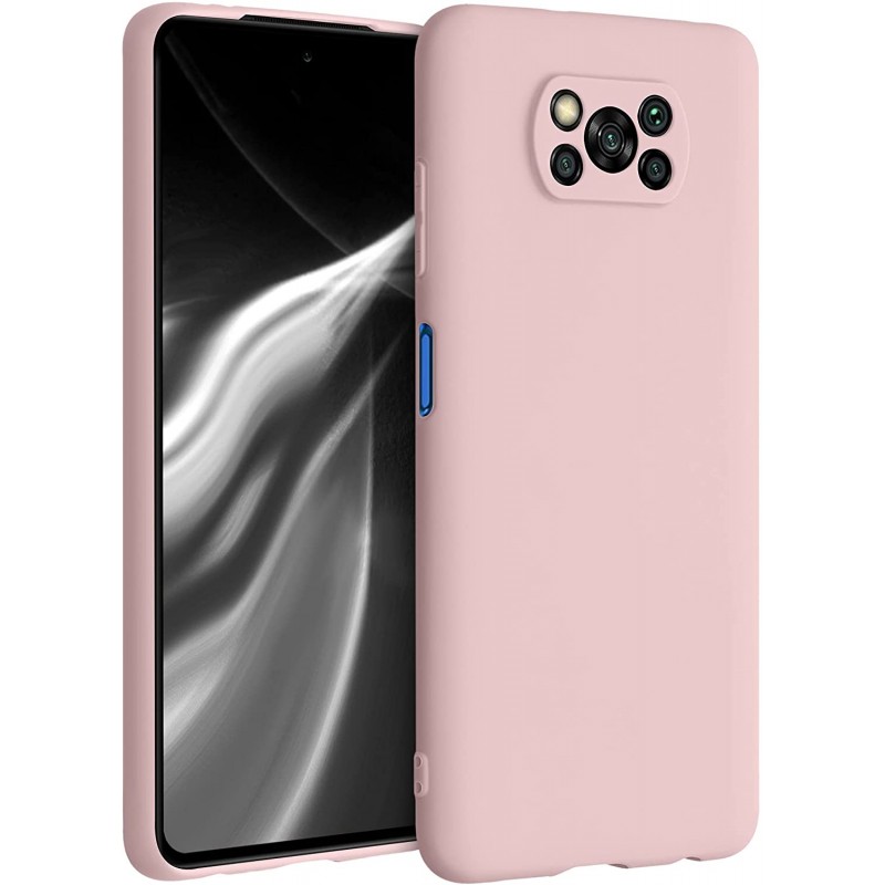 Soft Matt Case Gel TPU Cover 2.0mm Για Xiaomi Poco X3 / Poco X3 NFC / Poco X3 Pro  Ροζ