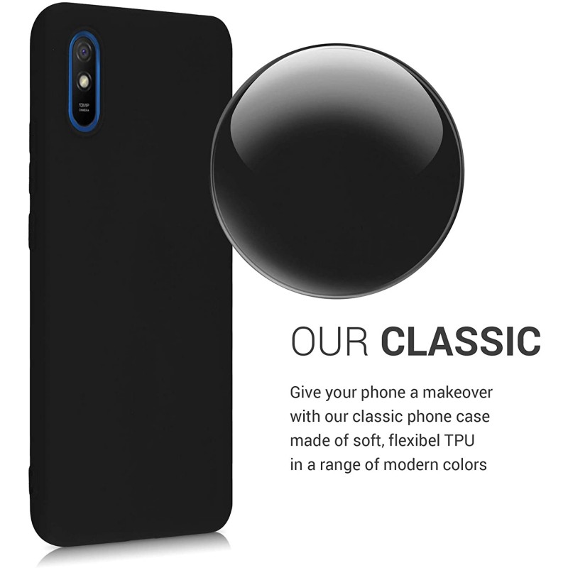 Oem Θήκη Σιλικόνης Soft 2.0 mm Για Xiaomi  Redmi 9A / 9AT / 9i  Μαύρο