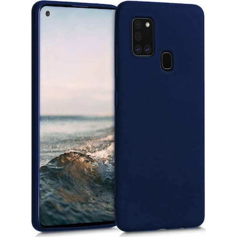 Oem Θήκη Σιλικόνης Soft 2.0 mm Για Samsung Galaxy A21s  Μπλε