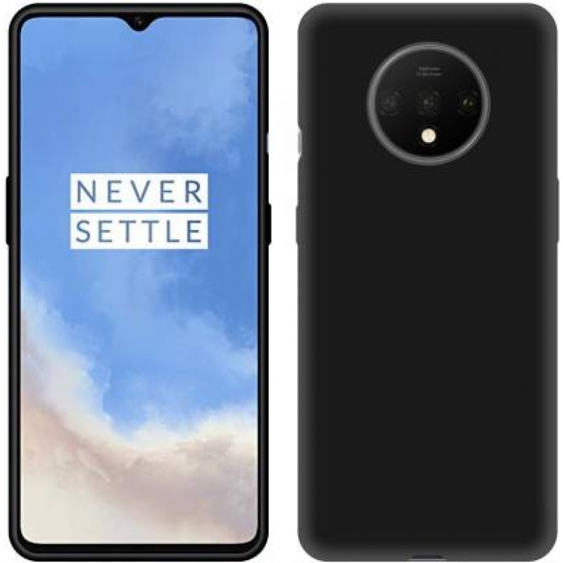 OEM Θήκη Σιλικόνης Για OnePlus 7T Matt Μαύρο 