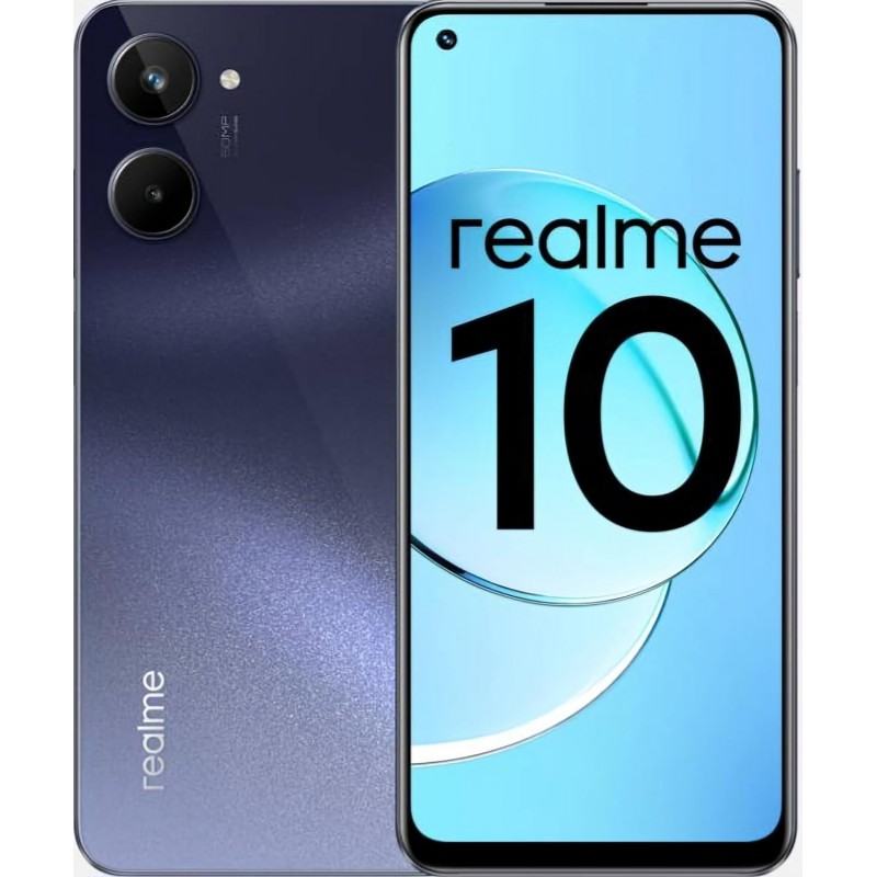 Oem Θήκη Σιλικόνης Matt 1,2 mm Για Realme 10 Μαύρο