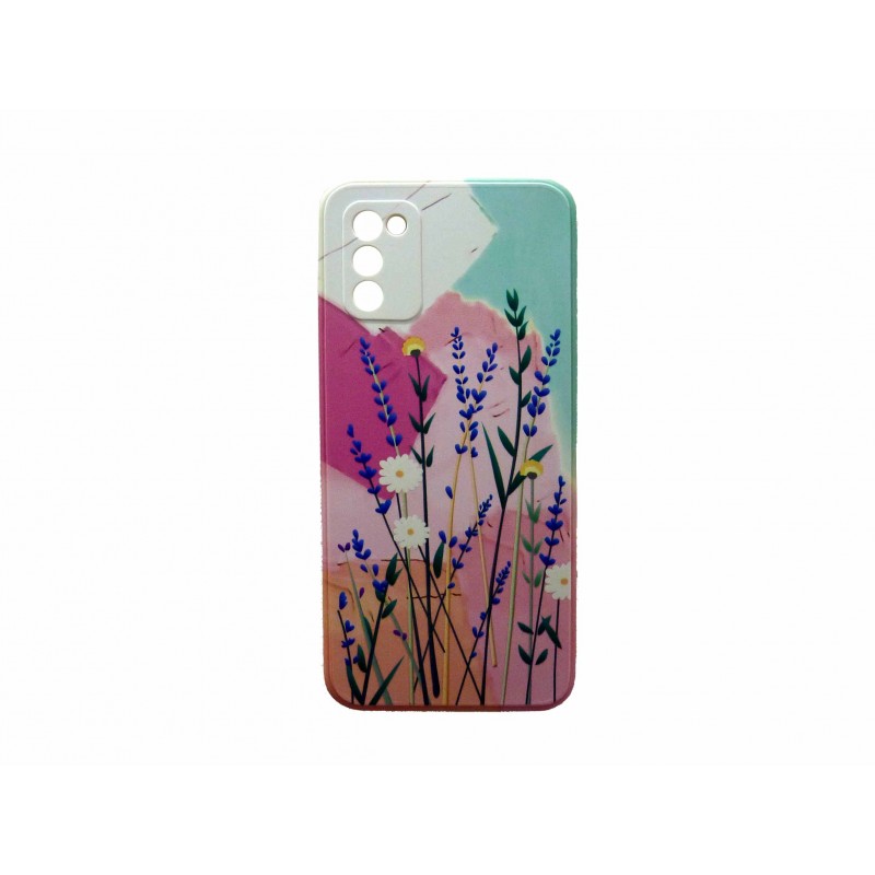 Oem Back Cover Σιλικόνης Με Σχέδιο  Flower 9 Για Samsung Galaxy A02s / M02s / F02s