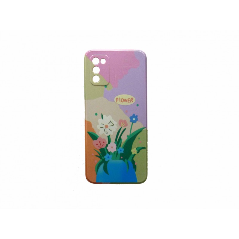 Oem Back Cover Σιλικόνης Με Σχέδιο Flower 5 Για Samsung Galaxy A02s / M02s / F02s