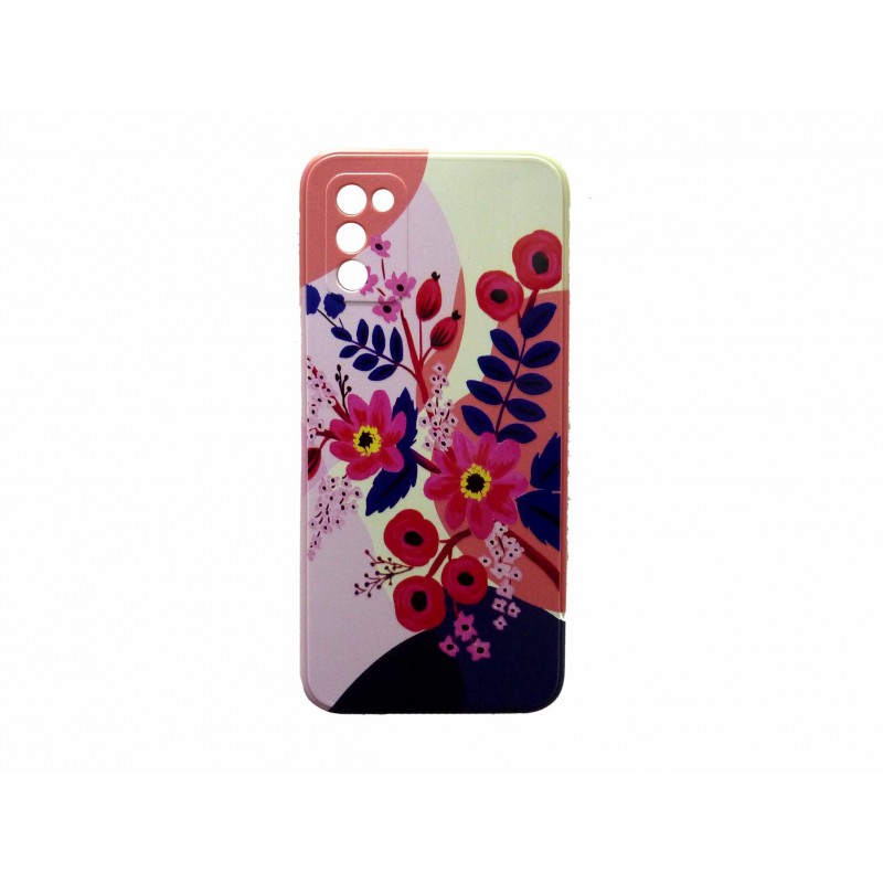 Oem Back Cover Σιλικόνης Με Σχέδιο Flower 8 Για Samsung Galaxy A02s / M02s / F02s