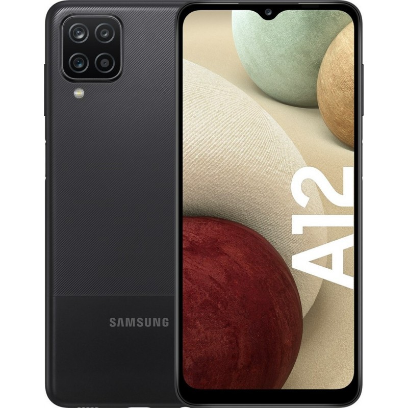 Oem Θήκη Σιλικόνης Matt 1,2 mm Για Samsung Galaxy A12 / M12 / F12 Σκούρο - Μπλε