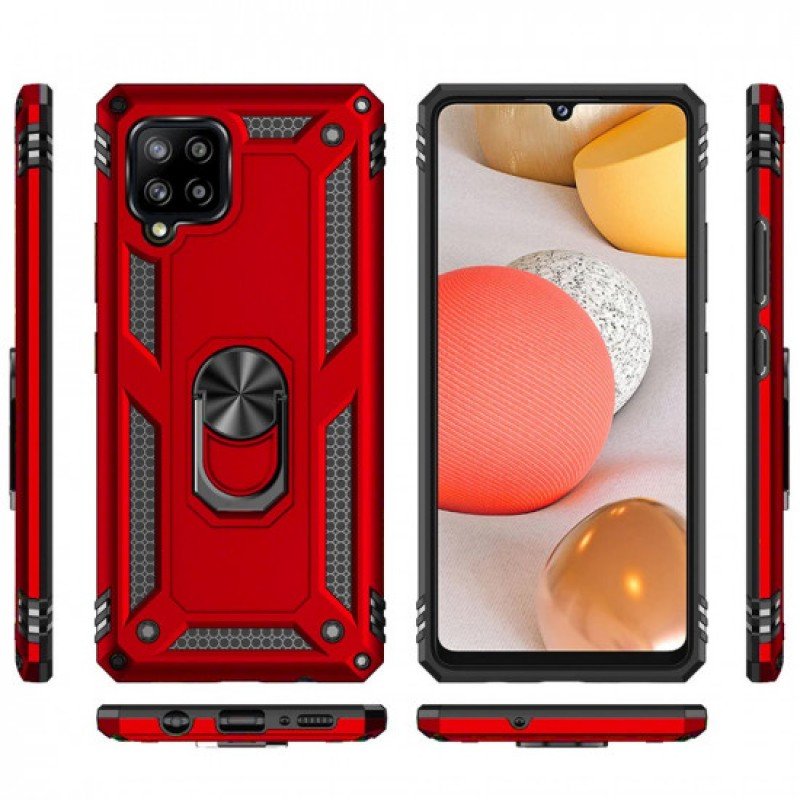 Oem Θήκη με Ring Stand TPU Case Για Apple iPhone 11 Pro Max Κόκκινο