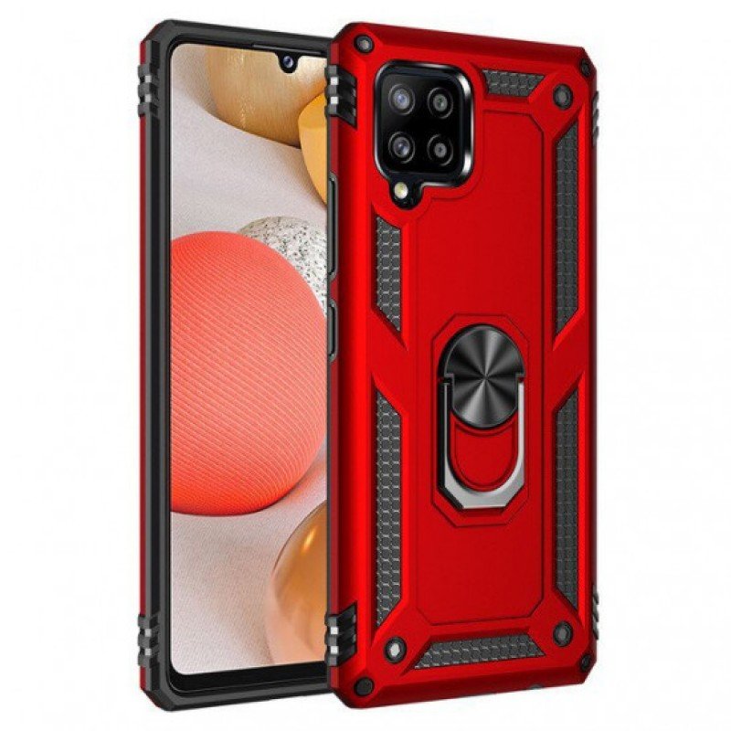 Oem Θήκη με Ring Stand TPU Case Για Samsung Galaxy A13 4G Κόκκινο