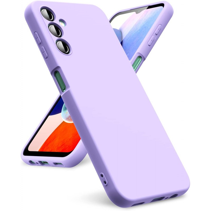 Oem Back Cover Silicone Soft 2,0 mm Για Samsung Galaxy A24 5G Μωβ