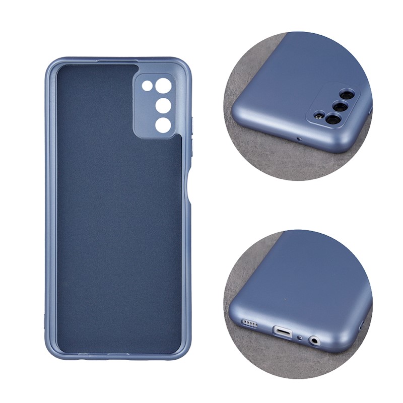 Oem Back Cover Silicone Soft 2,0 mm Για Samsung Galaxy A14 4G / 5G Metallic Σκούρο - Μπλε