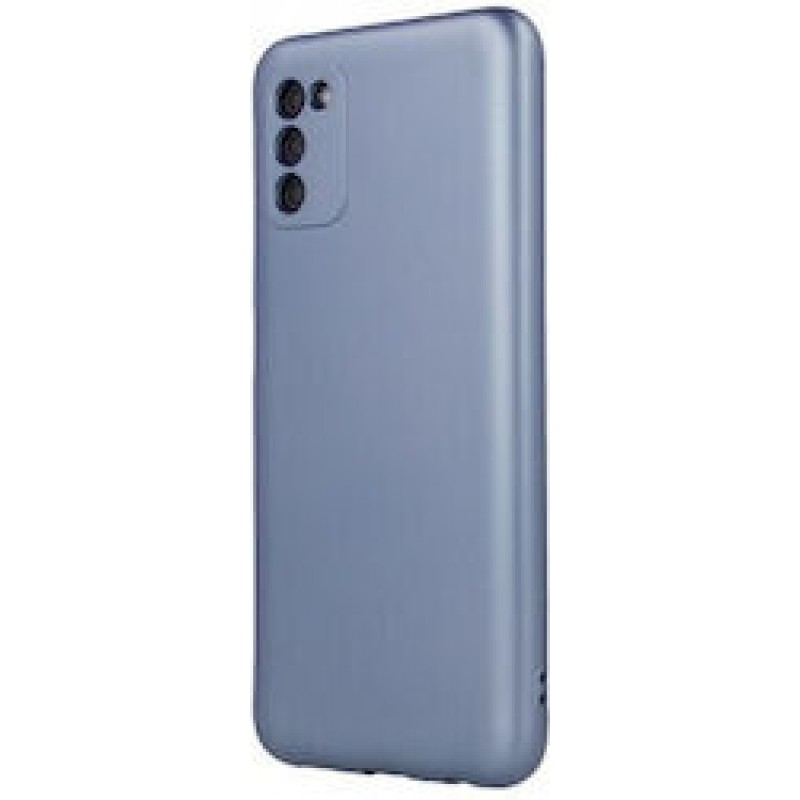 Oem Back Cover Silicone Soft 2,0 mm Για Samsung Galaxy A14 4G / 5G Metallic Μπλε - Γκρι