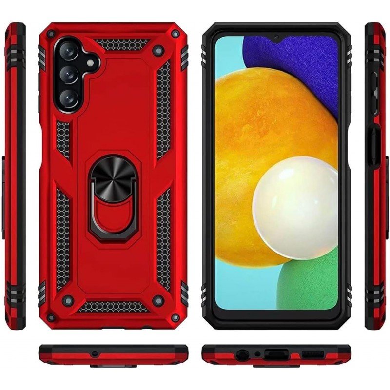 Oem Θήκη με Ring Stand TPU Case Για Samsung Galaxy A34 5G Κόκκινο