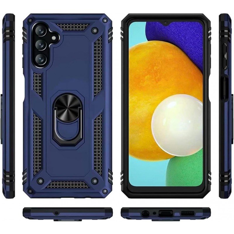 Oem Θήκη με Ring Stand TPU Case Για Samsung Galaxy A34 5G Μπλε