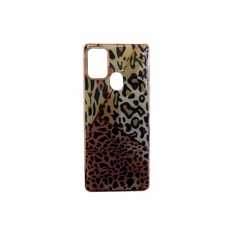 Oem Θήκη  Σιλικόνης Με Σχέδιο Ultra Trendy Case Leopard Print 2 Για Samsung Galaxy A21s  