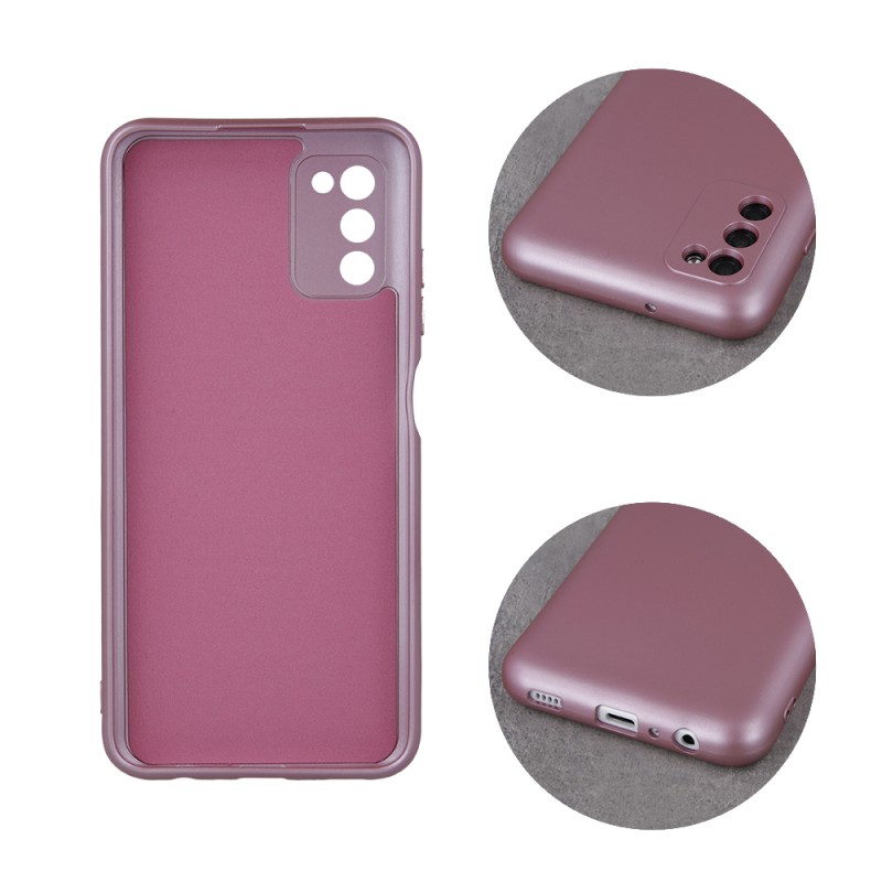 Oem Back Cover Silicone Soft 2,0 mm Για Samsung Galaxy A13 4G Metallic Ροζ