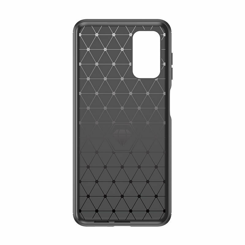 Oem Θήκη Σιλικόνης Carbon Για Samsung Galaxy M33 5G Μαύρο