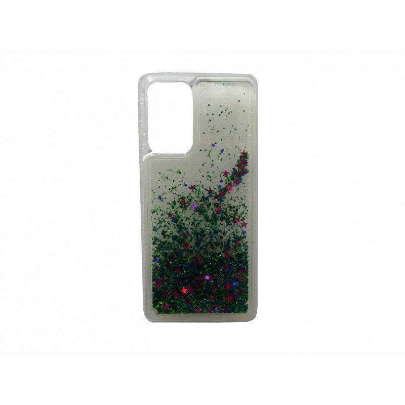 Oem Θήκη TPU Με Υγρό Glitter Για Samsung Galaxy A52 5G / A52 4G / A52S 5G Πράσινο