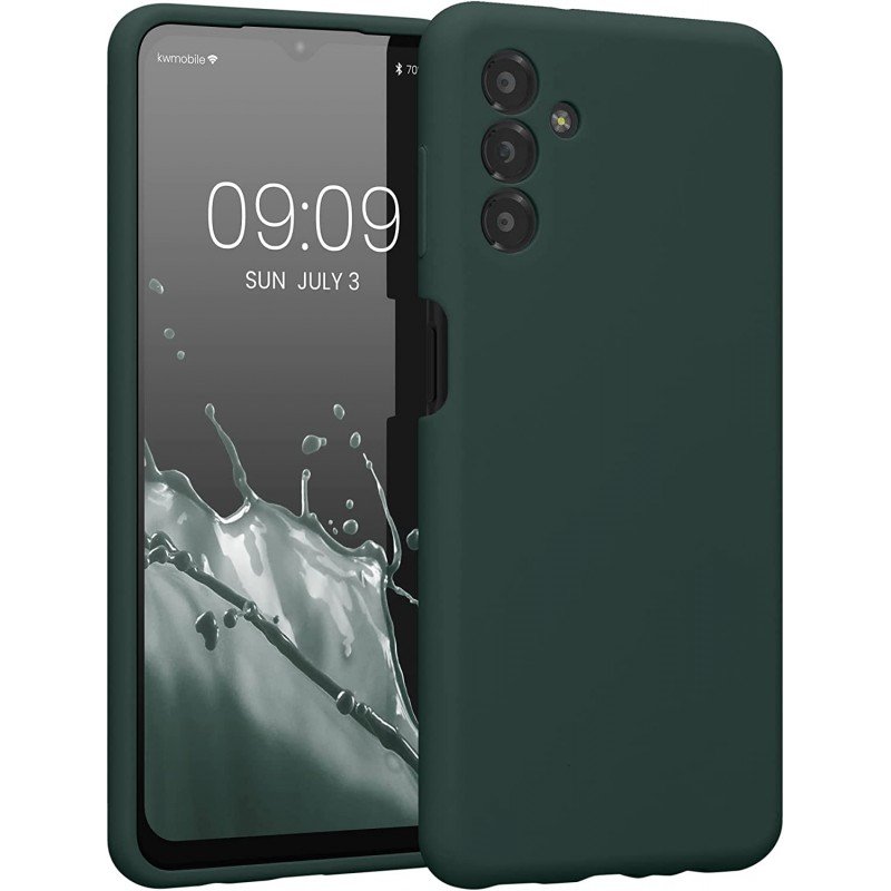 Oem Θήκη Σιλικόνης Soft 2.0 mm Για Samsung Galaxy A14 4G / 5G Σκούρο Πράσινο