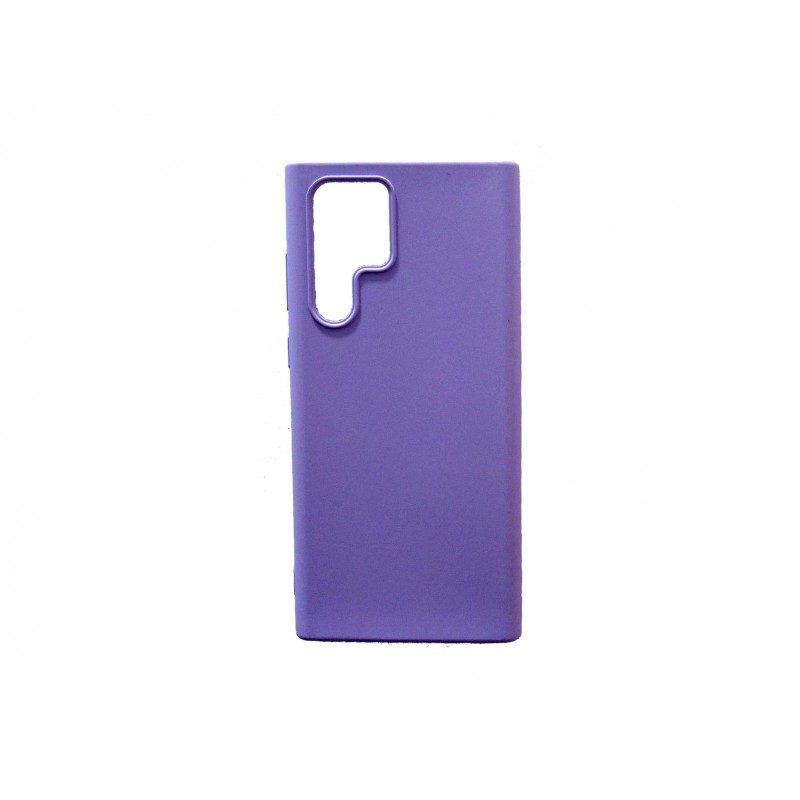 Oem Soft Matt Case Gel Tpu 2.0mm Για Samsung Galaxy S22 Ultra  Μωβ