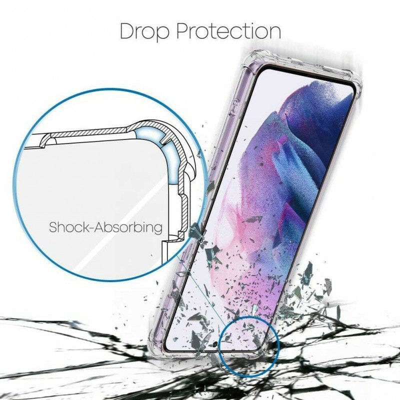 Oem Θήκη Σιλικόνης Anti Shock (0.5mm) Για Samsung Galaxy S22 Plus  Διάφανο