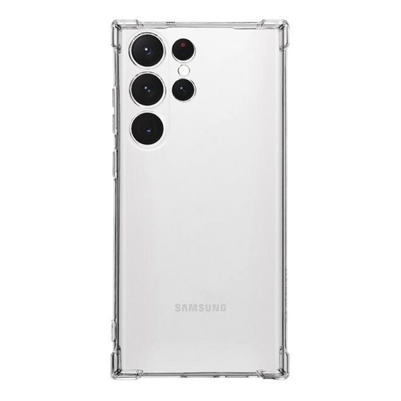 Oem Θήκη Σιλικόνης Anti Shock 1.5mm Για Samsung Galaxy S24 Ultra 5G Διάφανο