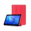 Trifold Θήκη Βιβλίο με Σιλικόνη Flip Cover Για Lenovo Tab M10 HD Gen 2 TB-X306 / 303 Κόκκινο