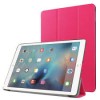 Trifold Θήκη Βιβλίο με Σιλικόνη Flip Cover Για Apple iPad 8 2019 / 2020 / 2021 10.2"  Φούξια