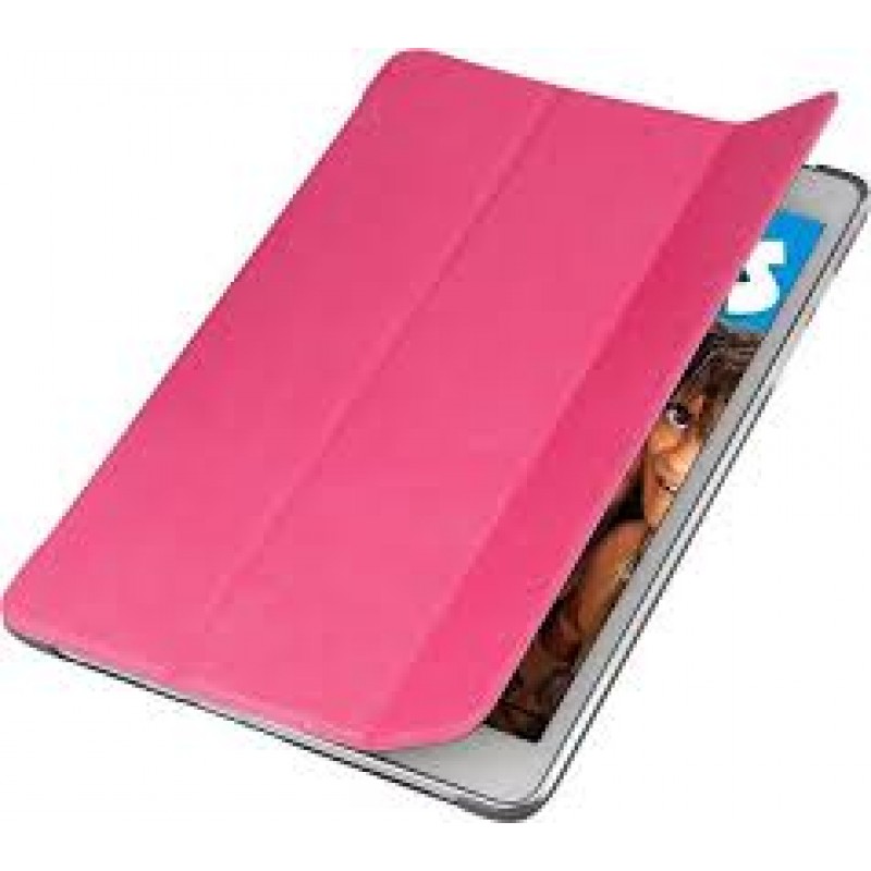 Oem Trifold Θήκη Βιβλίο με Σιλικόνη Flip Cover Για Apple Ipad Air 2 Φούξια