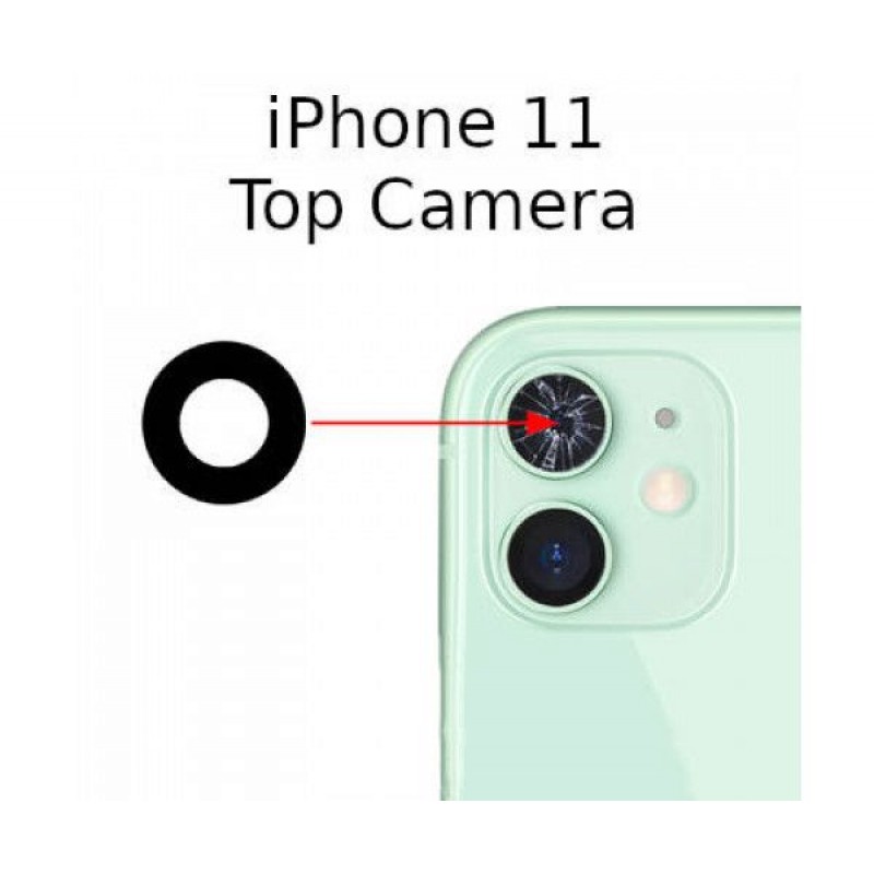 Τζαμάκι Κάμερας Frame Για Apple iPhone 11 Μαύρο