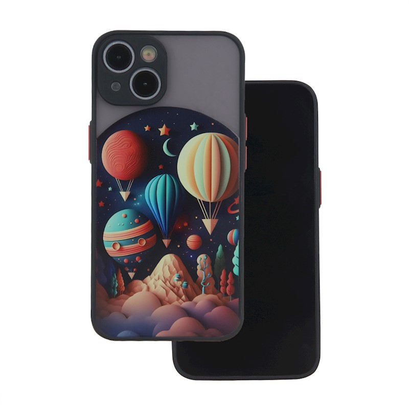 Oem Θήκη Σιλικόνης Με Σχέδιο Ultra Trendy Travel black Για Xiaomi Poco C65