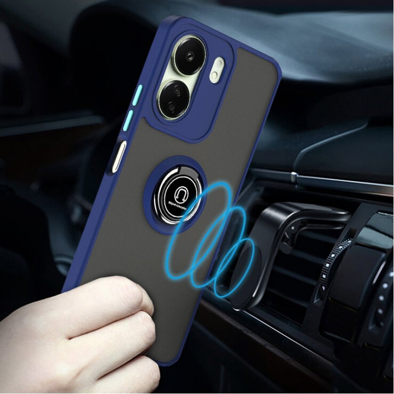 Oem Defender Grip Θήκη Για Xiaomi Poco C65 Μπλε