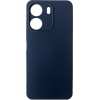 Oem Soft Matt Case Gel TPU Cover 2.0mm Για Xiaomi Redmi 13C Σκούρο - Μπλε