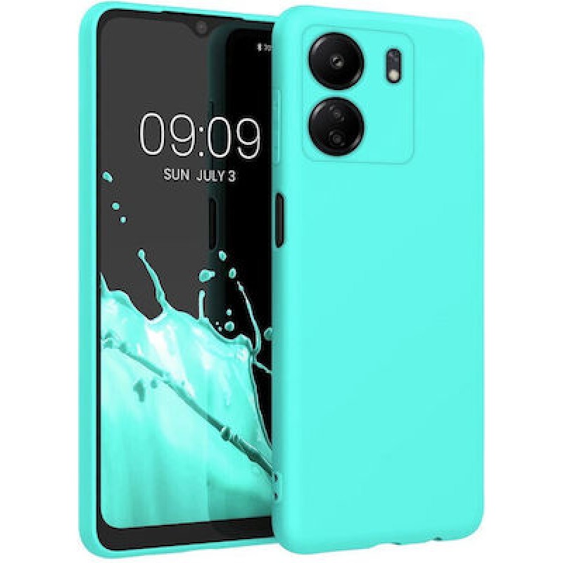 Oem Soft Matt Case Gel Tpu 2.0mm Για Xiaomi Redmi 13C Τιρκουάζ