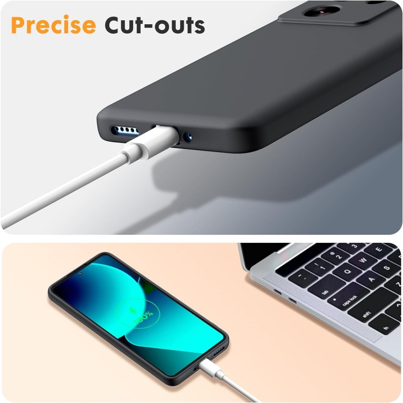 Oem Soft Matt Case Gel TPU Cover 2.0mm Για Xiaomi 13T 5G / 13T Pro 5G / Redmi K60 Ultra Μαύρο