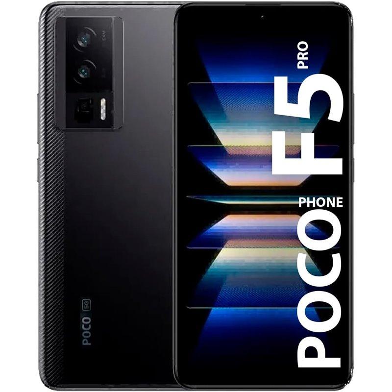 Oem Full Face Tempered glass Box Για Xiaomi Poco F5 Pro 5G Μαύρο