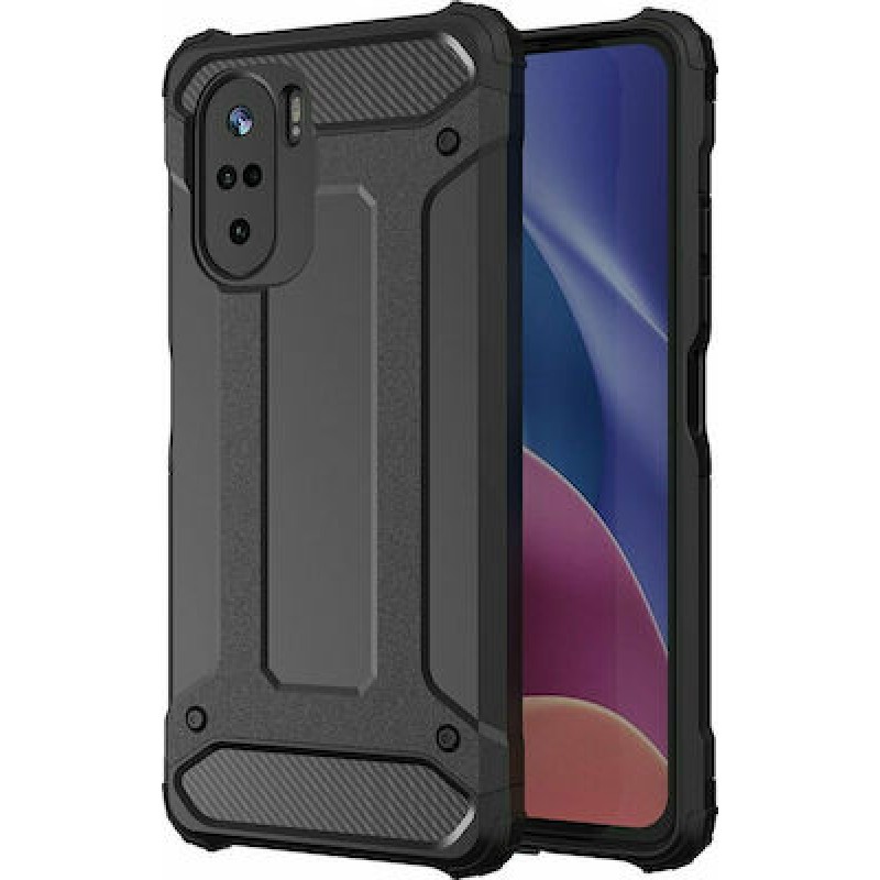 Forcell Θήκη Armor Back Cover Για Xiaomi Mi 11i / F3 / Poco F3 Pro / Redmi K40 / Redmi K40 Pro  Μαύρο