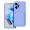 Oem Θήκη Σιλικόνης Με Υποδοχή Κάρτας Για Xiaomi Redmi Note 12 Pro 5G Λιλά