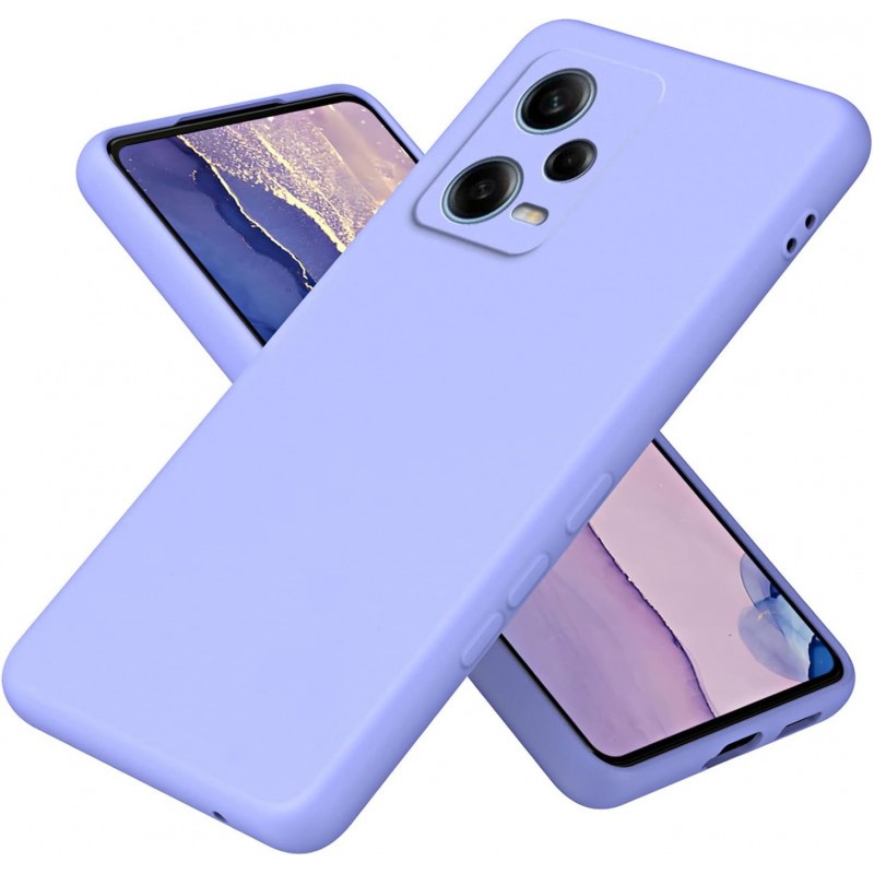 Oem Θήκη Σιλικόνης Matt 1,2 mm Για Xiaomi Poco X5 Pro 5G Λιλά